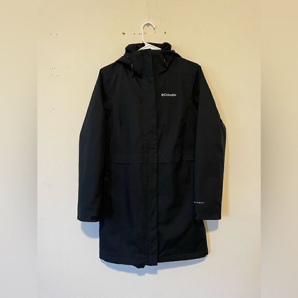 Columbia Women's Long Valley Interchange Omni Tech Waterproof Jacket - Picture 1 of 15